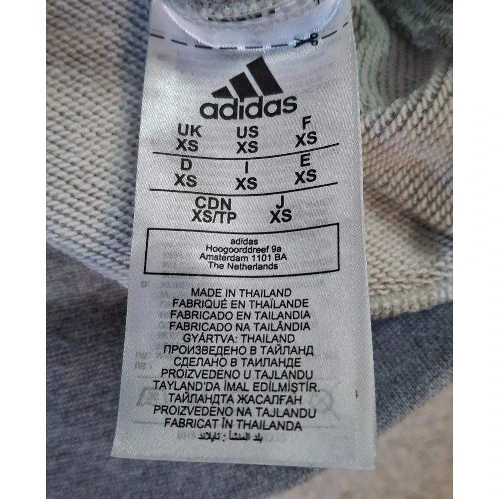 Adidas Miami Hurricanes Sweatshirt Men's XS Gray NCAA Football Crewneck Fleece